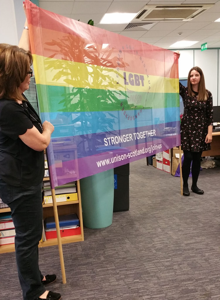 UNISON Scotland LGBT banner