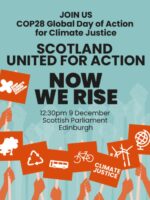 COP28 Global Day of Action for Climate Justice - Sat 9 Dec, Edinburgh