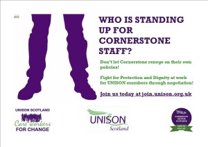 Standing up for Cornerstone staff