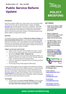 thumbnail of Final Briefing 174 Public Service Reform Update 2026