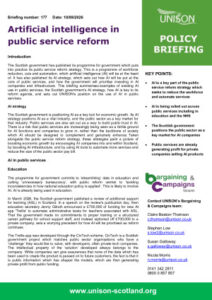 thumbnail of Final Briefing 177 – AI in public service reform