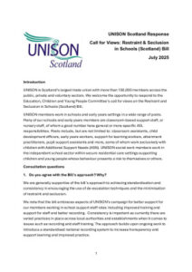 thumbnail of Final UNISON Restraint response