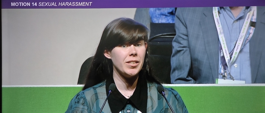 Fiona Park, City of Edinburgh on sexual harassment in the workplace