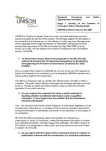 thumbnail of Katy Clark FOI Bill cttee response