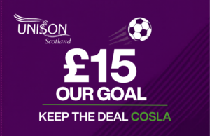 Keep the deal cosla - £15 an hour