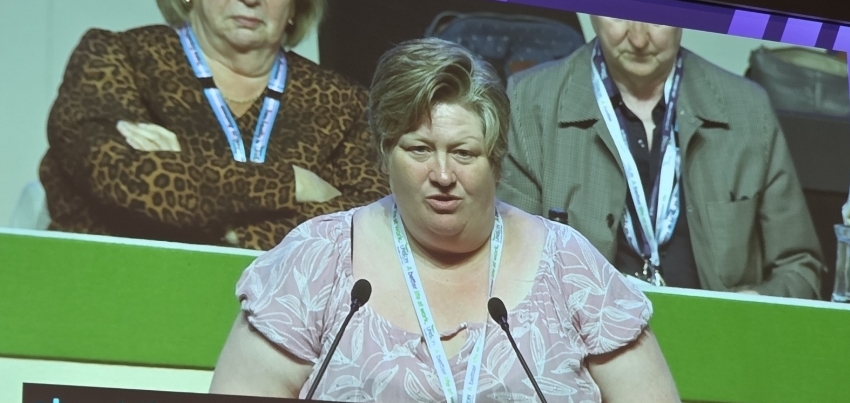 Lisa Neal - we must fight for dignity, equality, and justice for women in retirement.