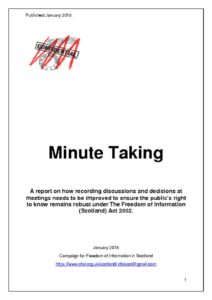 thumbnail of Minute Taking report final Jan 2018