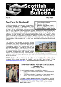 thumbnail of Scot Pensions bulletin 60 – May 2021