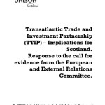 TTIP – Implications forScotland