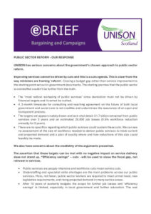 thumbnail of e-Brief – Approach to public service reform