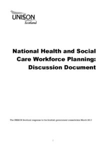 thumbnail of health and care workforce planning response